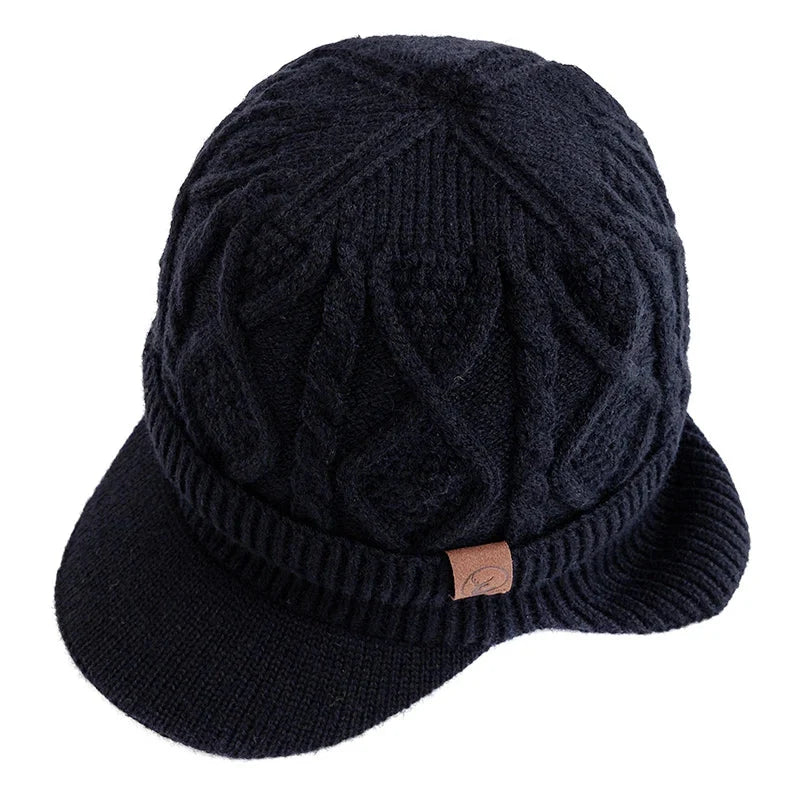 Unisex Winter Hat – Plush Fur-Lined Earflap Beanie