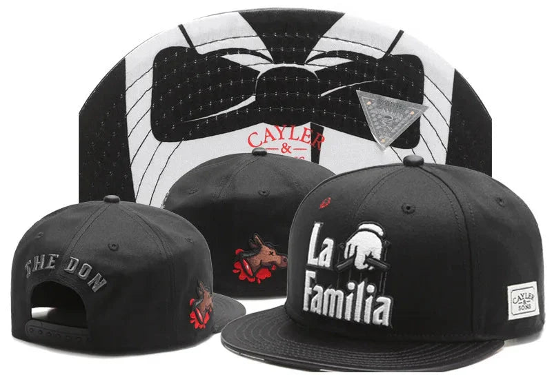 Classic Snapback Hat – Flat Bill Adjustable Baseball Cap